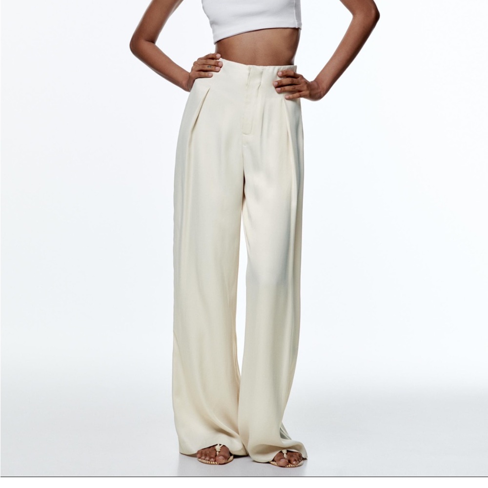 NWT Zara Pale Blue Dress Pants M
